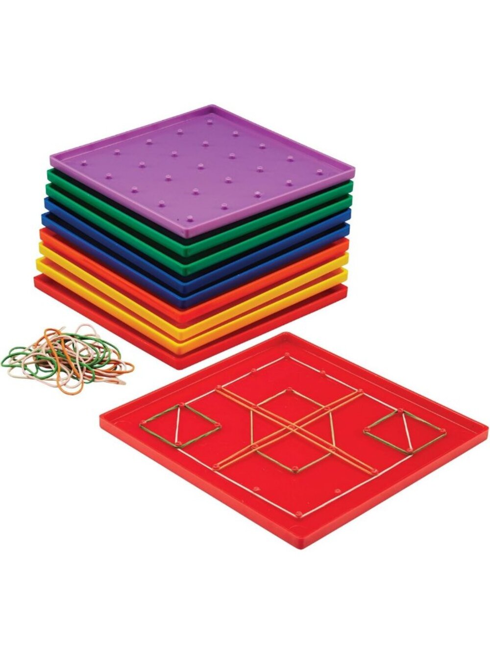 Classpack Geoboards for Kids - Educational Math Tools, Hands-On Learning